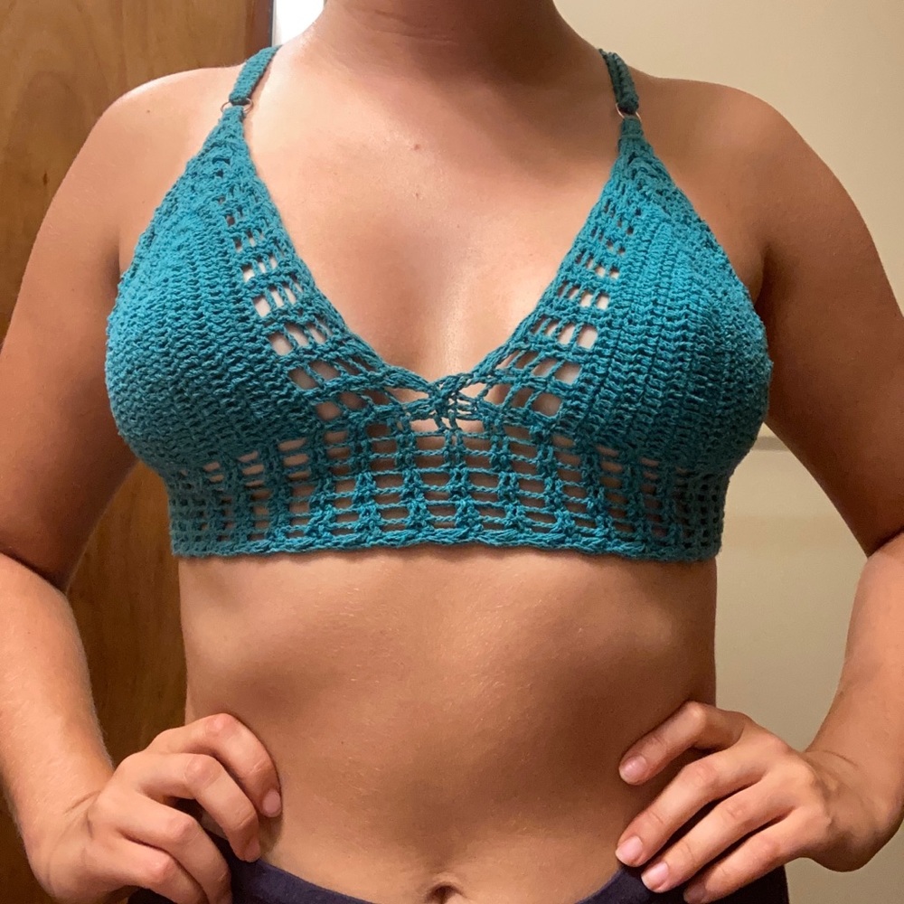 Hand woven top